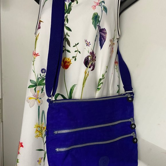 Kipling Blue Nylon Mini Crossbody Bag - Picture 6 of 8